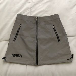 Forever 21 reflective skirt